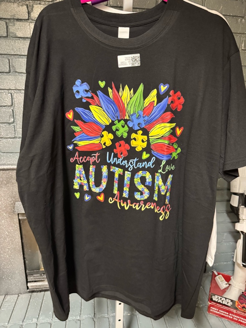 Autism Awareness Graphic Tee - Black